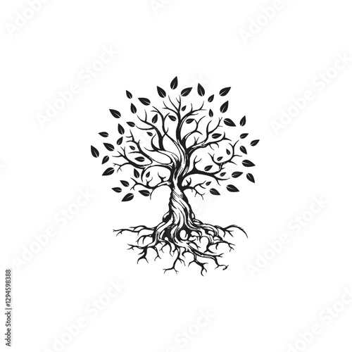 Jungian psychotherapy Medical & Pharmaceutical mystical element logo design