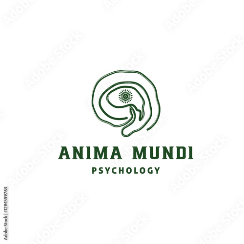 Jungian psychotherapy Medical & Pharmaceutical mystical element logo design
