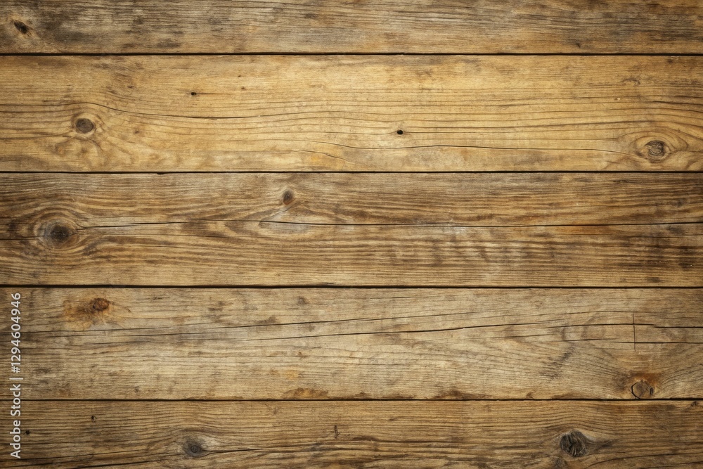 Naklejka premium Close-up of weathered wooden planks, featuring rich textures and warm hues