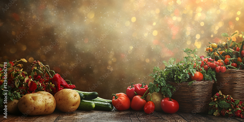 Fresh Vegetables in a Basket on Textured Background – Organic and Healthy Food Concept Fresh Vegetables in a Basket on Textured Background – Organic and Healthy Food Concept