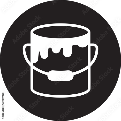 Paint Can  glyph icon