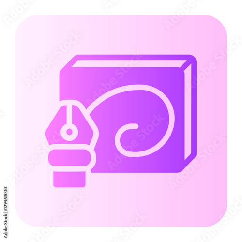 Golden Ratio gradient icon