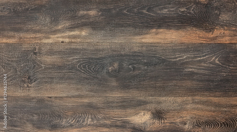 Naklejka premium A high-angle shot of a dark textured wooden surface with rich anthracite tones