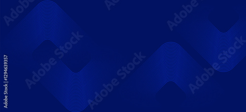 Abstract blue background. Modern simple blue geometric design. Minimal shapes. Suit for booklet, brochure, banner, poster, website, flyer, cover, corporate, backdrop. Vector illustration
