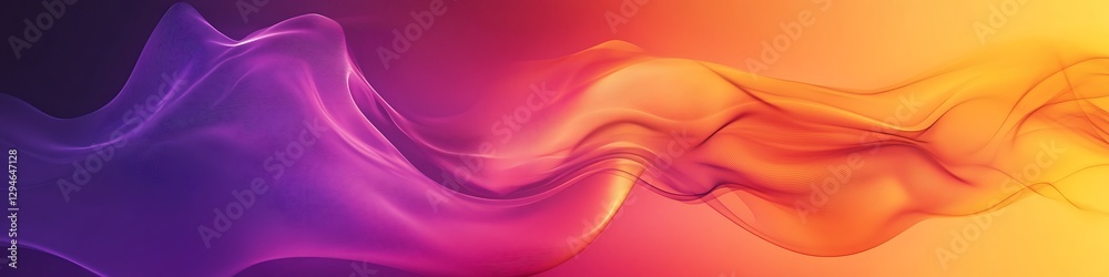 Fototapeta premium A bright, abstract gradient from orange to purple