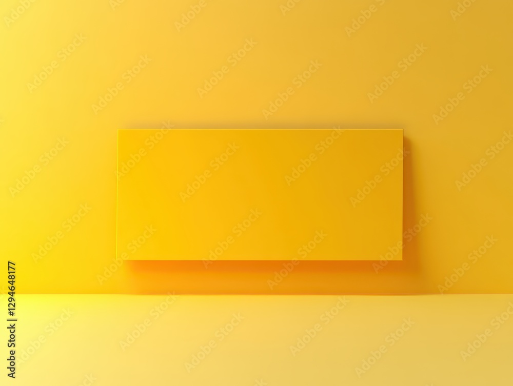Vibrant yellow wall art installation modern gallery digital image contemporary design wide angle Vibrant yellow wall art installation modern gallery digital image contemporary design wide angle