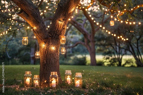 Captivating Close-Up: Red Roses and Fairy Lights for a Romantic Valentine's Day Setting