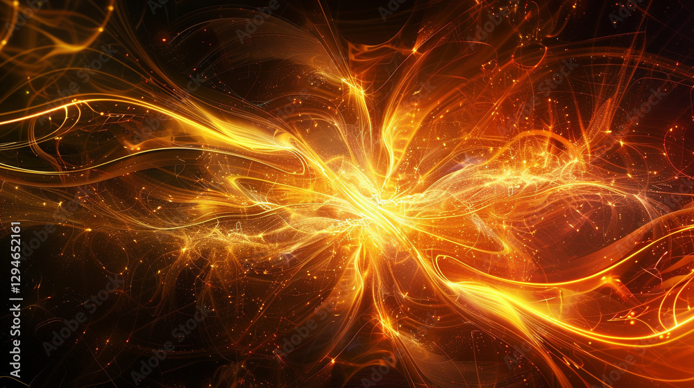 Quantum Computing Energy Field with Glowing Fractal Network Structures Quantum Computing Energy Field with Glowing Fractal Network Structures
