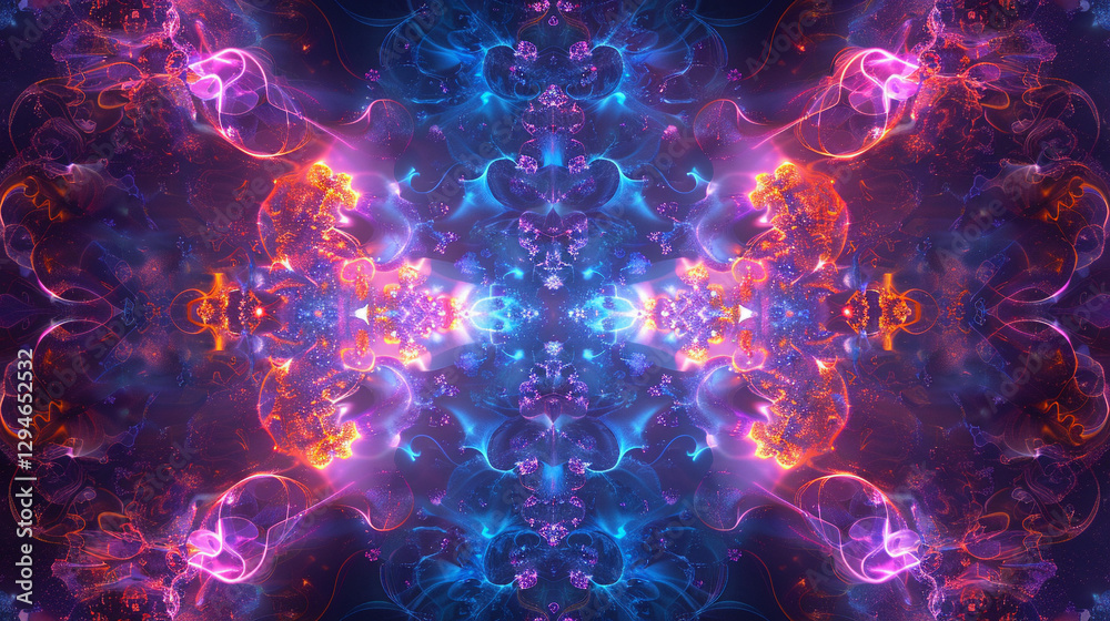 Quantum Computing Fractal Visualization with Luminous AI-Generated Designs Quantum Computing Fractal Visualization with Luminous AI-Generated Designs