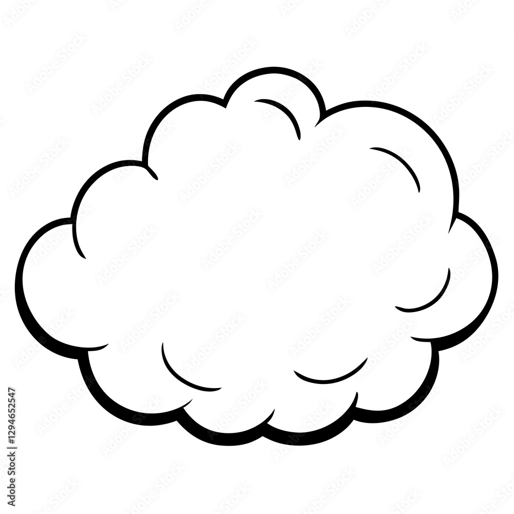 cloud line art isolated on white background
cloud line art isolated on white background