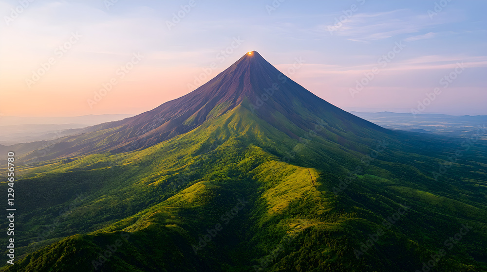 Majestic volcano eruption guatemala landscape photography nature aerial view adventure Majestic volcano eruption guatemala landscape photography nature aerial view adventure