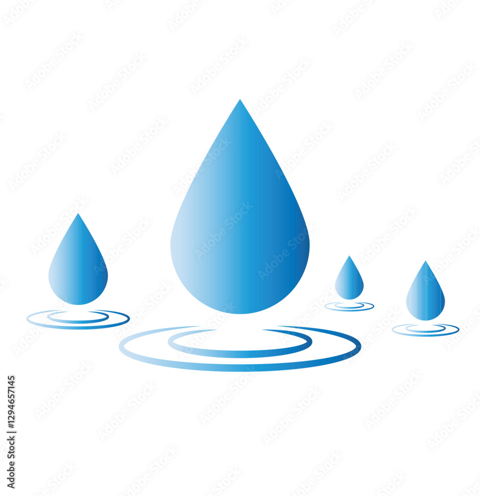 Fresh Rain Water Droplet Flat Icon for Apps. Water drop icon Simple outline vector logo. Water drop icon, rain drop icon vector, pure water drop icon, blue Water droplet, Minimalistic drop icon. EPS10 Fresh Rain Water Droplet Flat Icon for Apps. Water drop icon Simple outline vector logo. Water drop icon, rain drop icon vector, pure water drop icon, blue Water droplet, Minimalistic drop icon. EPS10