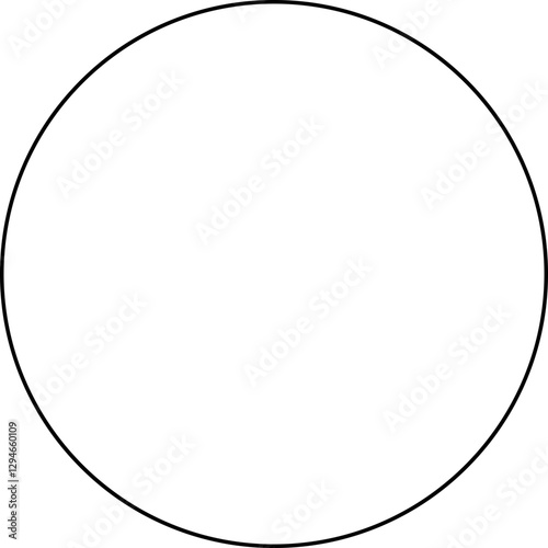 Circle icon single vector illustration