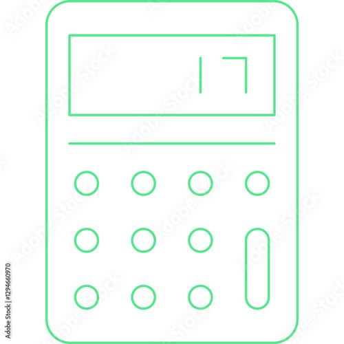 Calculator icon single vector illustration