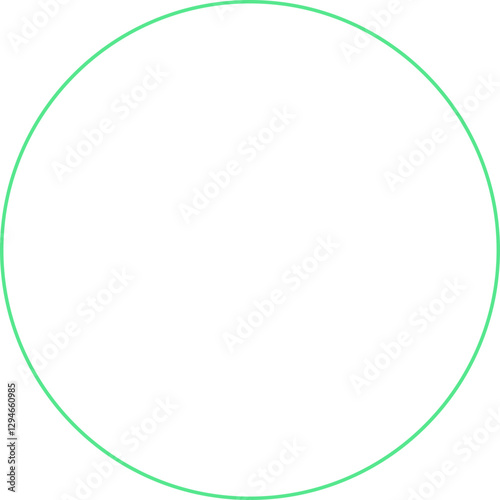 Circle icon single vector illustration