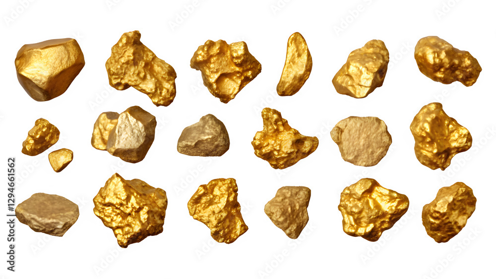 Natural Gold Nuggets Collection – Isolated on Transparent Background Pure Gold Nuggets PNG Natural Gold Nuggets Collection – Isolated on Transparent Background Pure Gold Nuggets PNG