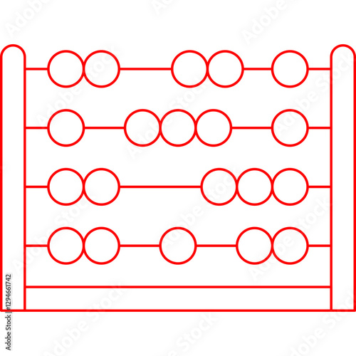 Arithmetic icon single vector illustration
