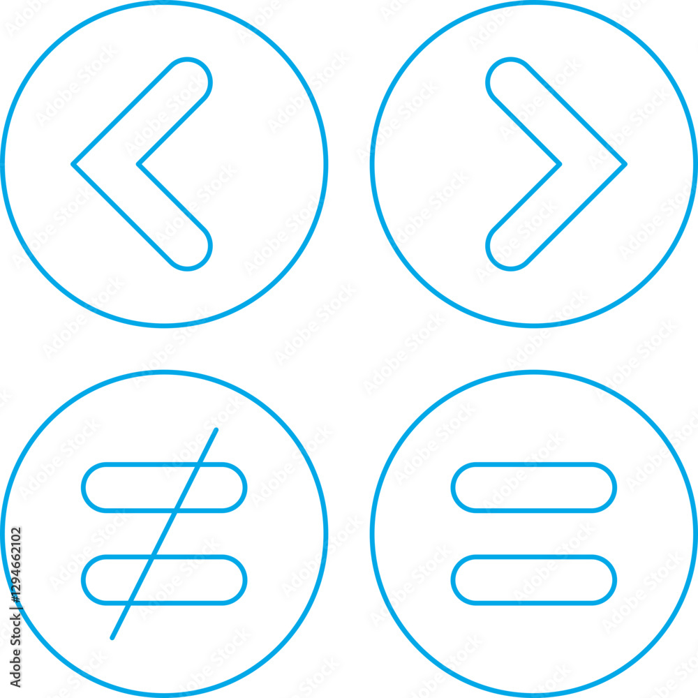 Math Symbols I icon single vector illustration Math Symbols I icon single vector illustration