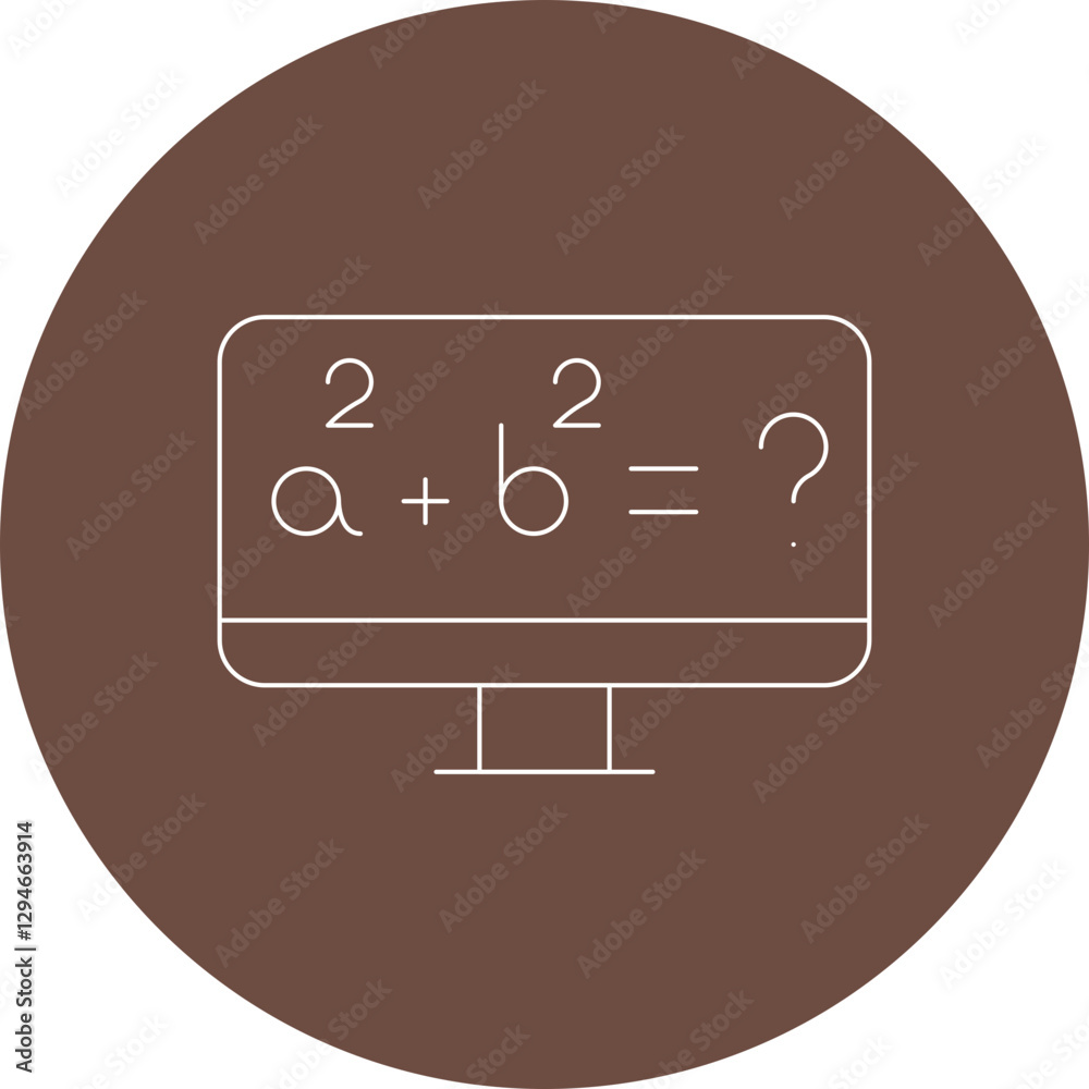 Formula II icon single vector illustration Formula II icon single vector illustration