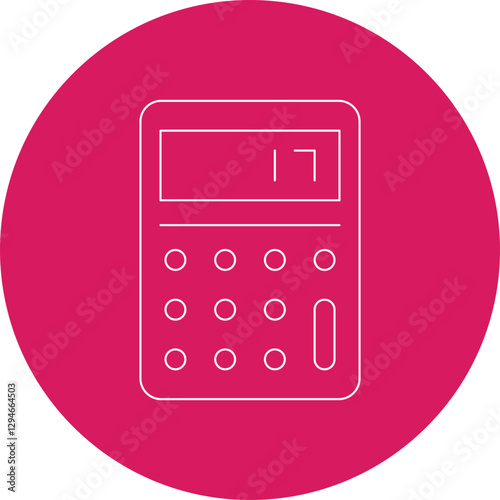 Calculator icon single vector illustration