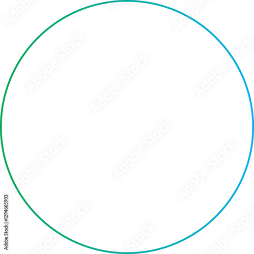 Circle icon single vector illustration