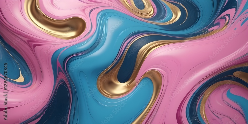 Abstract Swirling Liquid Marble Texture in Pink Blue and Gold Luxurious High Resolution Art Background Abstract Swirling Liquid Marble Texture in Pink Blue and Gold Luxurious High Resolution Art Background