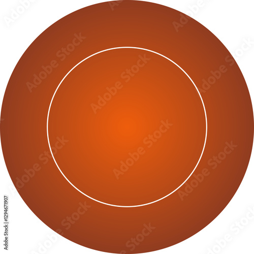 Circle icon single vector illustration