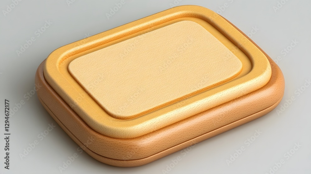 A sleek, modern container with layered design, showcasing a minimalist style on a neutral background A sleek, modern container with layered design, showcasing a minimalist style on a neutral background