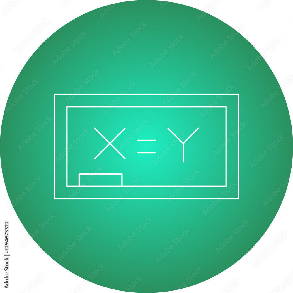 Algebra icon single vector illustration Algebra icon single vector illustration