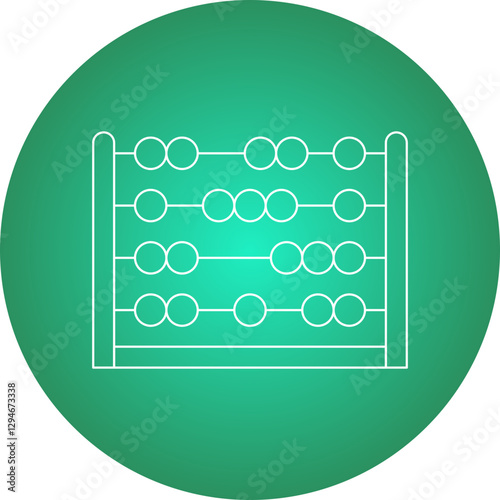 Arithmetic icon single vector illustration