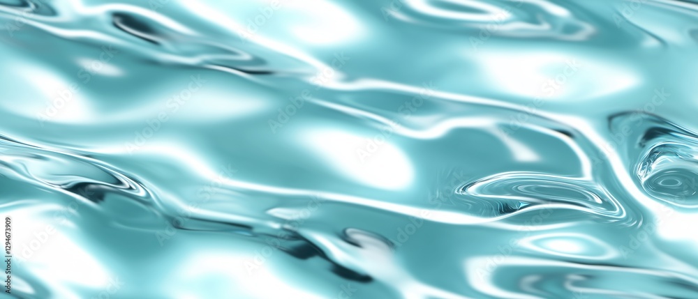 Elegant ripples in crystal-clear water showcasing soft cyan and turquoise reflections Elegant ripples in crystal-clear water showcasing soft cyan and turquoise reflections