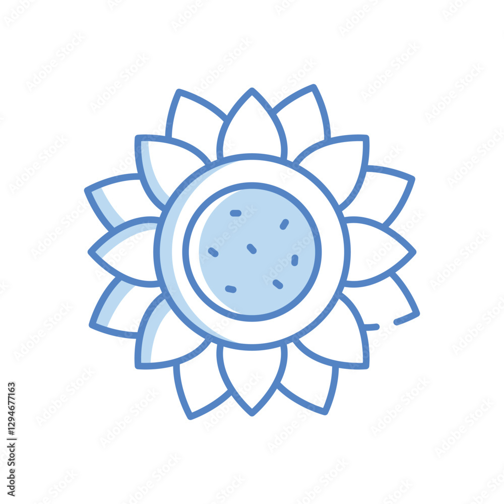 Sunflower Vector icon