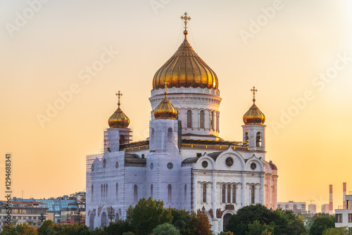 Cathedral of Christ the Saviour in Moscow, Russia