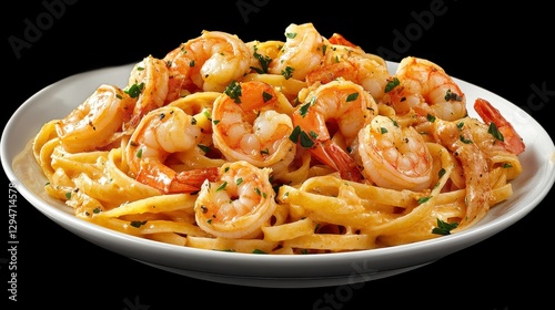 Shrimp Scampi with Linguine and Fresh Parsley