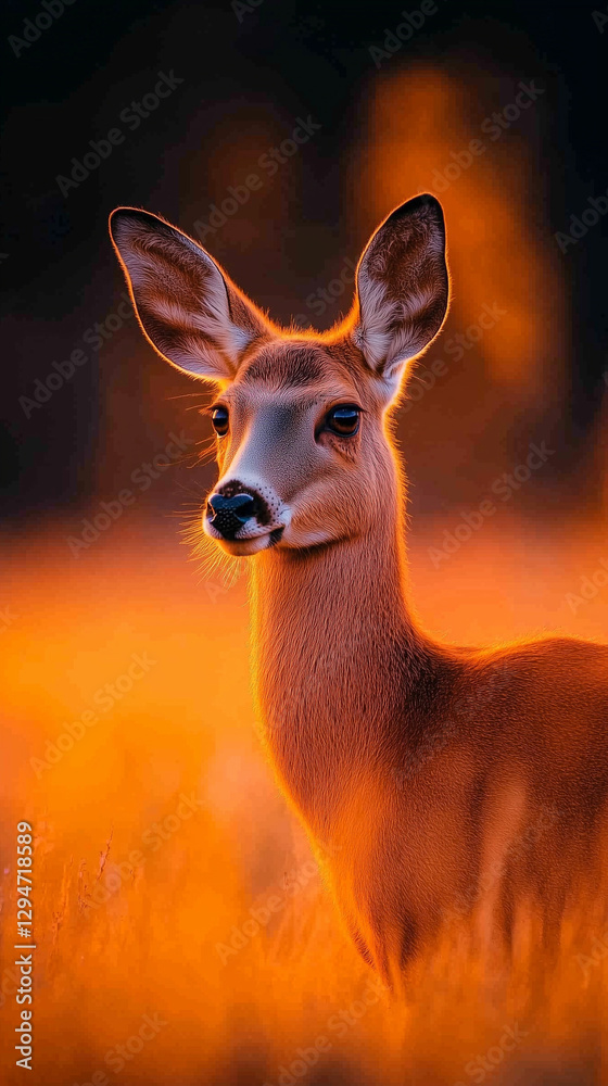 deer in the woods