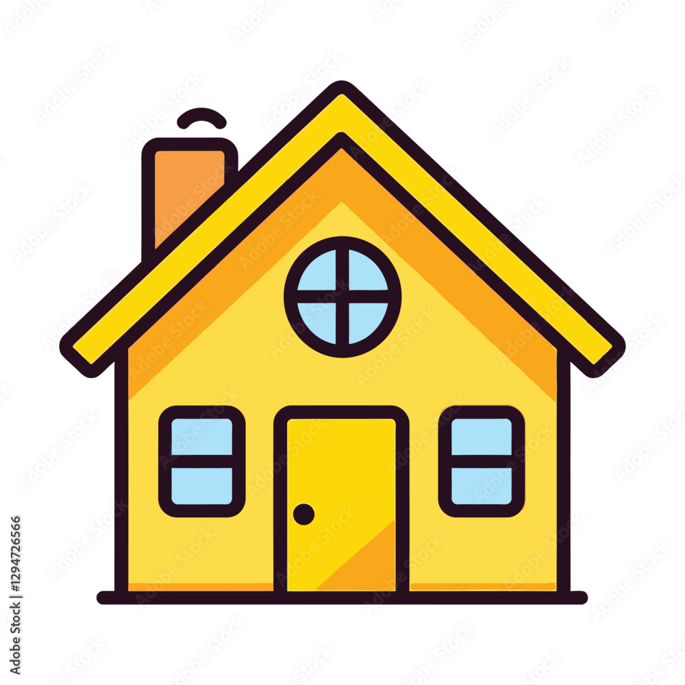 Home Icon vector silhouette illustration Home Icon vector silhouette illustration