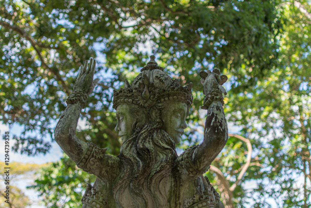 Stone creatures at Tirta Gangga park, Bali Indonesia Stone creatures at Tirta Gangga park, Bali Indonesia