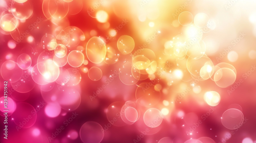 Vibrant Bokeh Lights with Warm Golden Glow Vibrant Bokeh Lights with Warm Golden Glow