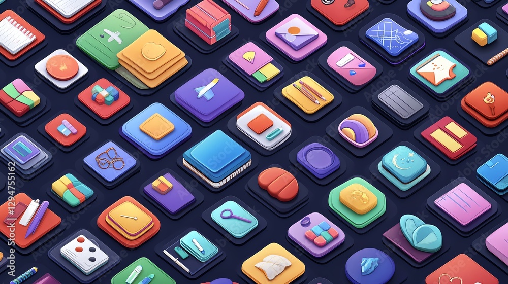 Vector school icon collection, 50 educational icons, study materials, science, math, arts, editable stroke, professional and versatile design Vector school icon collection, 50 educational icons, study materials, science, math, arts, editable stroke, professional and versatile design