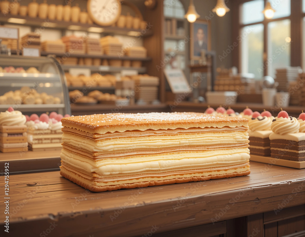 Elegant & Flaky: The Perfect Vanilla Millefeuille Elegant & Flaky: The Perfect Vanilla Millefeuille