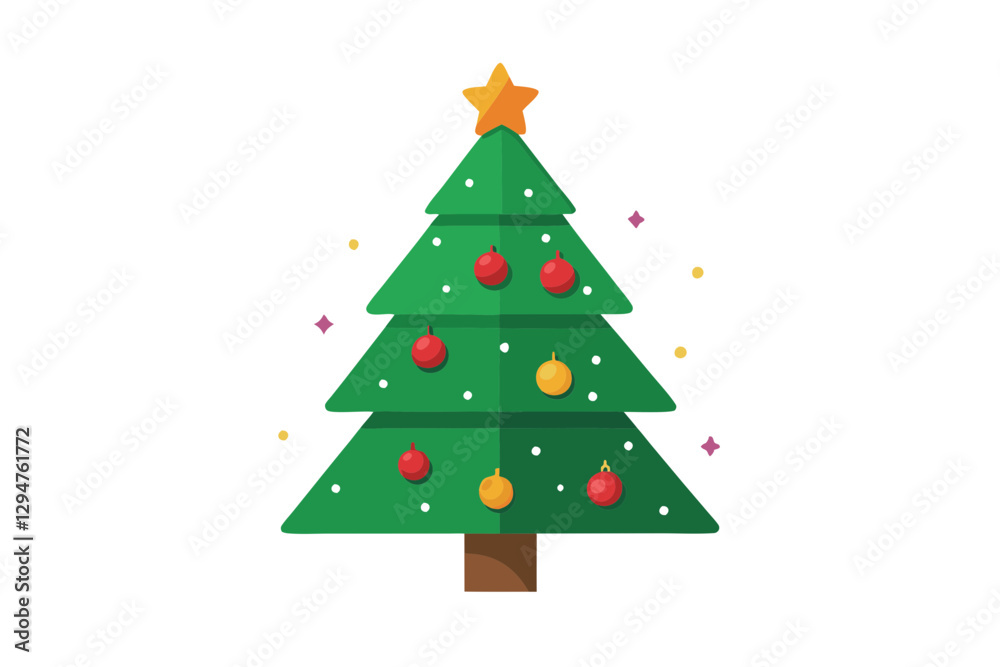 Elegant Christmas Tree Vector Art for Seasonal Celebrations Elegant Christmas Tree Vector Art for Seasonal Celebrations
