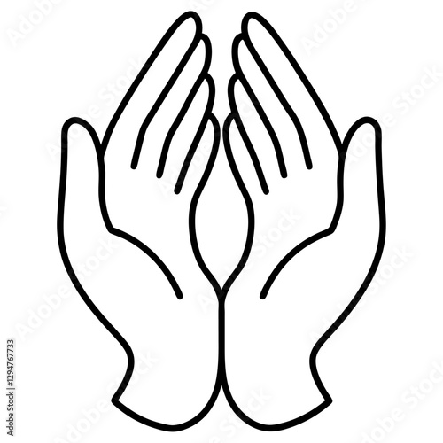 mudra kidney hands white background.eps