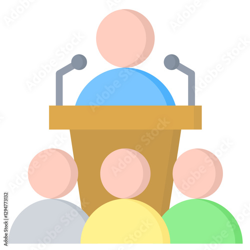 Public Speaking Icon