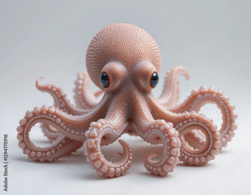 Obraz premium The Enigmatic Octopus: Intelligence and Elegance Beneath the Waves