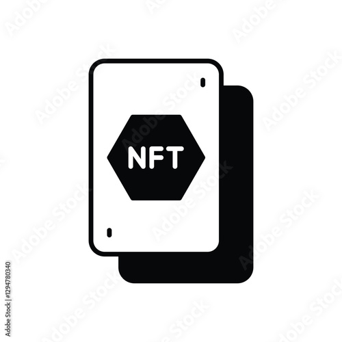 Nft Card Vector icon