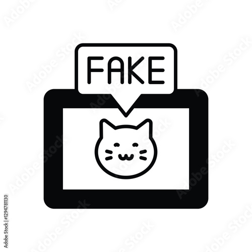 Fake Art Vector icon