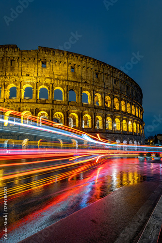 Canvas Print Colosseum, Rome, Italy