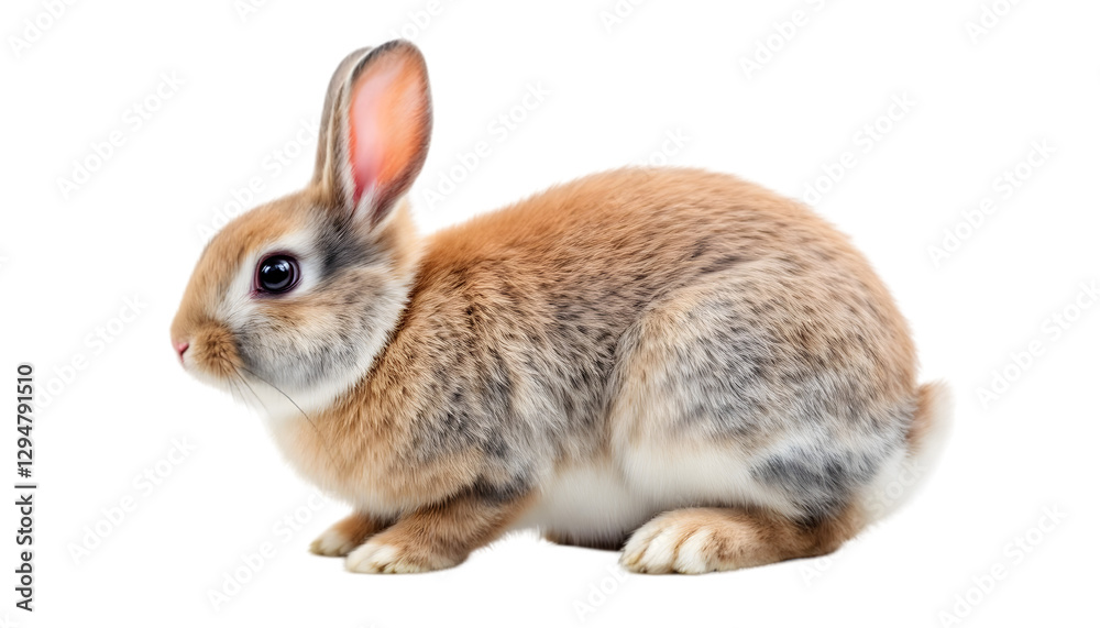 Obraz premium Photo Cute Bunny Rabbit Animal Wildlife Pet Furry Mammal Nature Hare