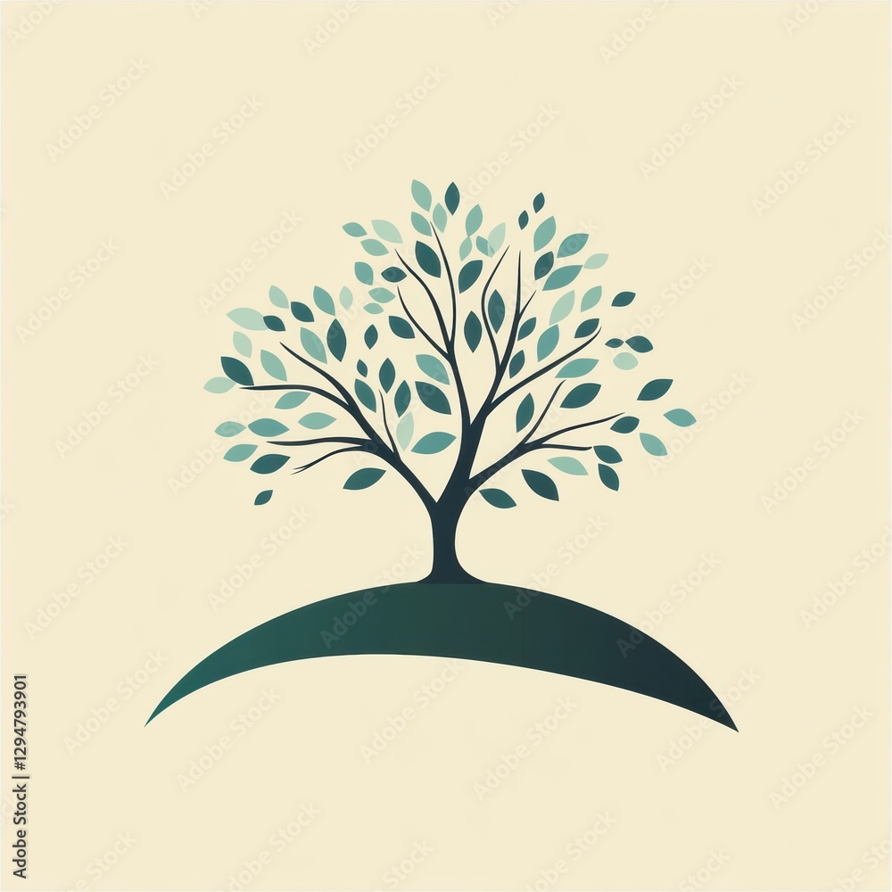 Obraz premium Green tree in Spring