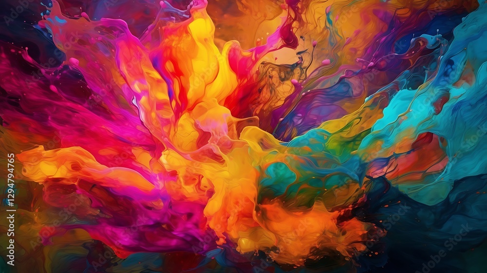 Paint splash explosion colorful artistic impact HD images Paint splash explosion colorful artistic impact HD images
